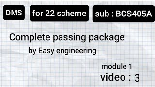 problem 3 || DMS || Module-1: Fundamentals of Logic || passing package