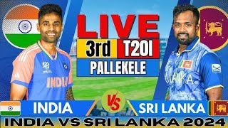 INDIA VS SRILANKA 3RD T20 LIVE MATCH SCORES AND COMMENTARY