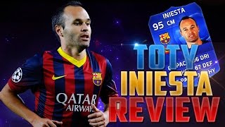 FIFA 15 | TOTY INIESTA (95) PLAYER REVIEW + IN GAME STATS!