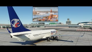 MSFS ✈️ Prague – Riga Shuttle Event ✈️ LKPR - EVRA | PMDG 737-900ER | VATSIM