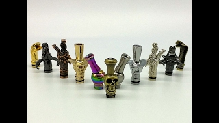 A collection of fancy E-cigarette 510 Drip Tip