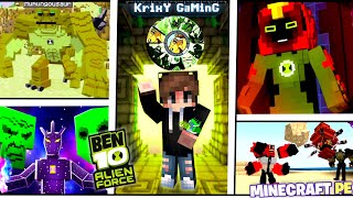 BEST BEN 10 ALIEN FORCE MOD FOR MINECRAFT PE | BEN 10 MOD IN MINECRAFT PE | 2022!