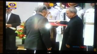 Padma Bhushan Award Ceremony being awarded to Mowlana Hazar Imam Agakhan