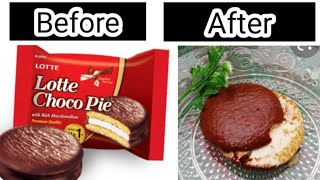 Chocolate lovers Lotte choco pie hack||girly kitchen ||Creative Town