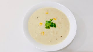 Creamy of chicken soup || Creamy chicken and corn soup