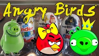 Киндер Сюрприз Энгри Бердс в Кино The Angry Birds Movie 2016 на русском языке