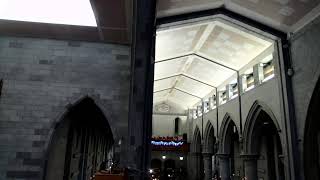 Nelson Cathedral Choir sings from balcony Christmas Eve Service 23