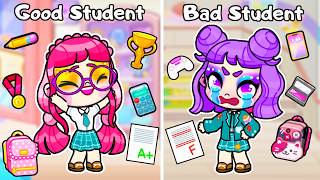 Good Student VS Bad Student 👍👎 🎒 ✏️| Toca Boca | Avatar Story