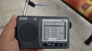 Tecsun R-9012 radio @ CRI short listen