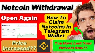 How To Claim Notcoin In Telegram Wallet | Notcoin Price Prediction | Notcoin Hold or Sell?