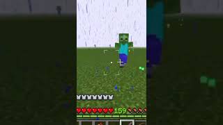 Pro player vs Zombies in Minecraft #minecraft #shorts #edit #fighting