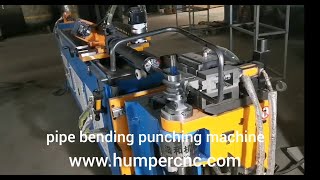 38 CNC 4Axis Pipe Tube Bending Machine with Hole Punching Function For Chair