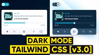 Tailwind Dark Mode [EASY AND FAST] | Tailwind CSS Tutorial | Tailwind CSS 3