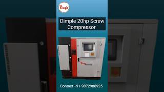 Dimple 20hp Screw Compressor with Coloured Touch Screen #screwcompressor #aircompressor #compressor