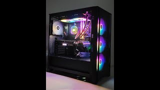 Corsair Black PC Build 2022 | H100i Elite | Corsair 4000x | AMD Ryzen7 5800x | RTX 3060Ti FTW3 Ultra