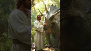 Jesus super hero vs animal no war #god #realgod #youtubeshorts #shorts #jesus #animals ❤️