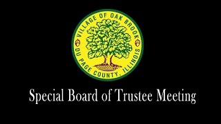 2022-10-19 Special Board of Trustee Meeting -2023 Budget