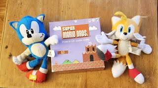 Sonic and tales play the super Mario Bros card game