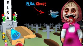 Zombie ELSA Grave Masha Horror 😱 | SAKURA School Simulator Horror Drama 👺