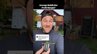 Average profit margins for a mobile bartending business?