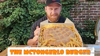 FOODCHALLENGE: The McTongerlo burger at 't vol bekske in Bree Belgium #burger #foodchallenge #food