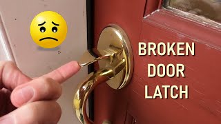 [QUICK FIX!] Replacing a broken Baldwin door latch