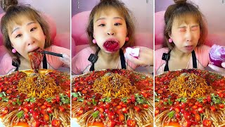 mukbang ASMR 🔥 Hot eating show noodles