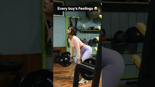 Every Boy’s Feelings at gym🤣😍 #funny #shorts #funnyshorts