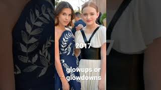 glowup or glowdown #kidcelebrity #celebrity #sadiesink #maddieziegler #strangerthings #shorts #vote