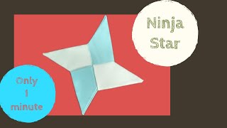 NINJA STAR | HOW TO MAKE PAPER NINJA STAR | ORIGAMI STAR