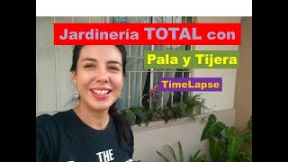 Trabajo de dos días en el jardín en timelapse de 5 minutos/ que crossfit ni que nada: Jardinería