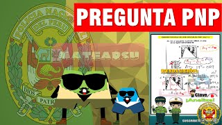 👮‍♂️✅PREGUNTA 08 - EXAMEN ESCUELA DE SUB-OFICIALES PNP 2017-2👨‍🏫