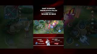 WAJIB DI BAN | SAKIT SI ENGGAK NGESELIN NYA ITULOH | MLBB | MVP | #mobilelegends #auroramlbb