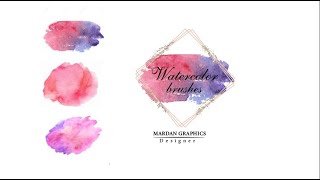 How to import watercolor brushes in Adobe Illustrator | A.I for learner | #mardangraphicsdesigner