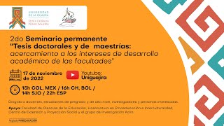 2do Seminario permanente: “Tesis doctorales y de maestrías”