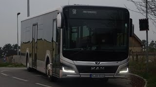 [SOUND] Linie 5B im MAN NEW Lion's City Diesel Hybrid (12m) WNSKS