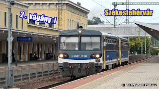 2024.06.03.- S150-es személyvonat új színterves Bz szerelvénnyel (117 285 + Bzx) Székesfehérváron!