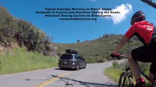 Vehicles Passing Cyclists on Blind Curves (Mount Diablo State Park)4/14/18