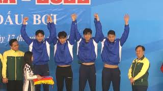 Chung Kết 4X100M Tiếp Sức (Nam) Medley Relay - Team TP.HCM (3,46.73) HCV Phá Kỷ Lục Đại Hội