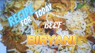 Spicy BEEF BIRYANI /SEN'S COOKING COMPILATION