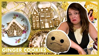 I made Kim Joy's Ginger Cookies aka Ginger Biscuits - (Snowy Christmas Cake Part 01)