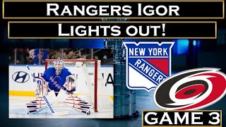 New York Rangers Carolina Hurricanes NHL playoffs Game 3 Breakdown