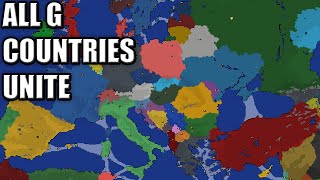 What If All The G Countries Unite?! (Ages Of Conflict)