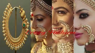 Indian Bridal Nath Designs |
Bridal Nose Ring ideas | 
Indian Brides | Naths