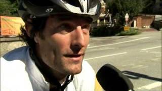 Prost and Webber take on Alpe d'Huez