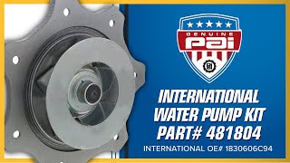 PAI International Water Pump (PAI#481804 OEM#1830606C94)