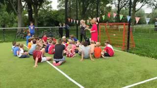 Opening voetbalkooi Mozartplantsoen