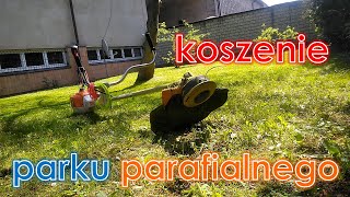 STIHL FS361 + kosiarka Performance Power - koszenie parku parafialnego #2