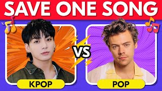 Ultimate KPOP vs POP battle | Save one Drop One Song [Extreme Edition] | Music Quiz