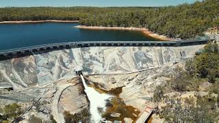 Mega Mural at Wellington Dam, Collie WA